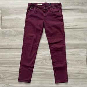 AG ADRIANO GOLDSCHMIED The Stevie Ankle Slim Straight Leg Jeans - 29R